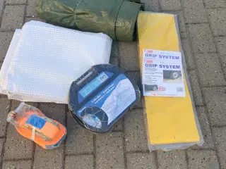 Presenninger, spændestrop , snekæder og Grip syste