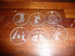 jule glas ornaments 12 stk