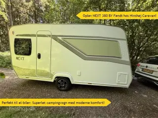 2026 - Fendt NEXT 380   En nyhed til campisten med EL bil fra Hinshøj Caravan