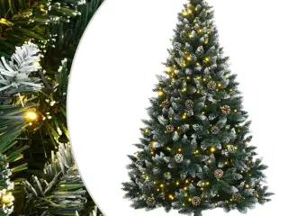 Kunstigt juletræ med 300 LED-lys 180 cm