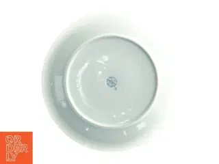 Porcelænstallerkner med dekoration fra Lyngby (str. Diameter 20 cm)