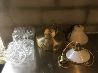Forskellige gamle lamper