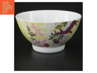 Skål med farverigt blomstermønster fra Rice (str. Ø 15 cm)