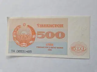 500 So'm Uzbekistan 1992