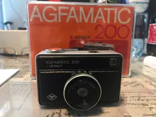 Agfamatic 200 med boks og tilbehør