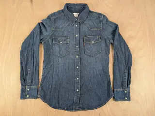 Levi's blå skjorte, størrelse S
