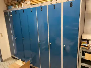 Omklædningsskabe personaleskabe