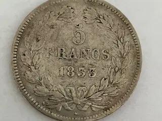 5 Francs 1833 France