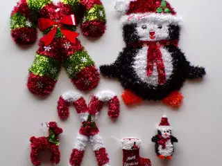 Blandet julepynt til ophængning 