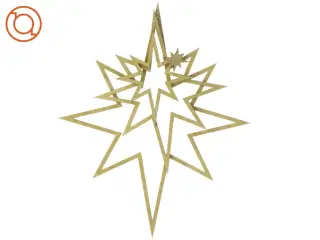 Guld julestjerne (str. 48 x 35 cm)