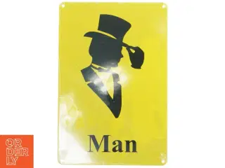 Mand - skilt (str. 30x20 cm)