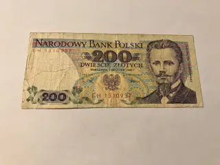 200 Zlotych Poland - Bad condition