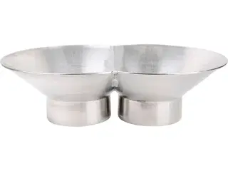 Dobbelt Topkrave til 2 Smelterør - Aluminium