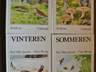 årstiderne 1-4, af poul holm joensen. ill. af clau