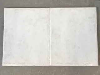 Vægflise blank hvid/grå 20x25 