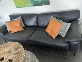 3 Pers. Kalveskindssofa. 