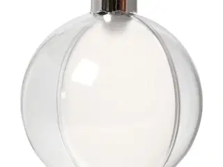Deko-kugle, diam. 8 cm, transparent, 5stk./ 1 pk.