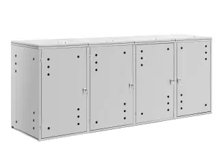 Skraldespandsskjuler – 4 x 240 l