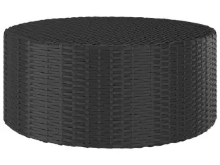Tebord 68x68x30 cm polyrattan sort