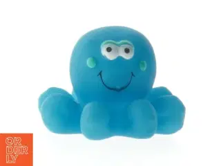 Blå blækspruttefigur i plastik (str. 7x5 cm)