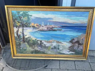 Maleri af Allinge, Bornholm 
