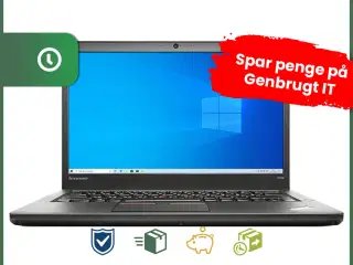 14" Lenovo ThinkPad T450s - Intel i5 5200U 2,2GHz 180GB SSD 8GB Win10 Home - Grade C - bærbar computer