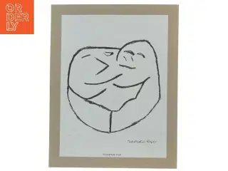 elskende par fra Jørgen Ryg (str. 30,5x24 cm)