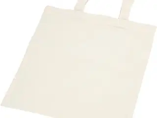 Lys Natur Mulepose i 100% Bomuld, 30x33 cm