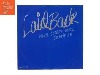 Laid Back single plade høj society girl so wie so