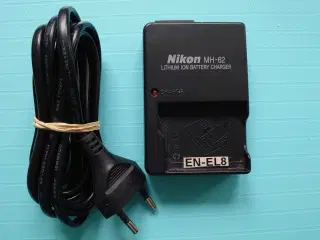 NIKON-lader MH62 til EN-EL8 batterier