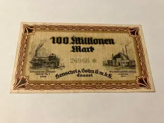 100 Millionen Mark 1923 Germany