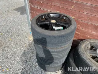 Dæk og alufælge Mercedes 245/40R18 - 4 styk