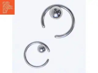 Piercingsmykker (str. Ø en cm og o en komma 2 cm)