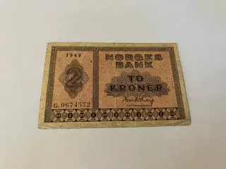 2 Kroner Norge 1949