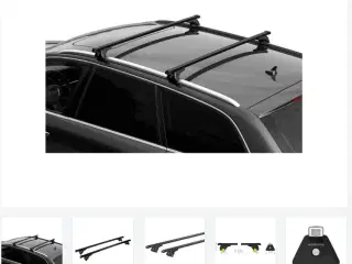 Tagbøjler Nordrive sort stål til integreret tagræl