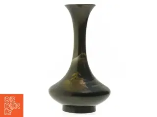 Vintage japansk kobber blomstervase (str. 22 cm)