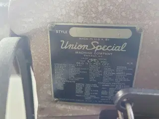 ⭐️- Union Special 39500 Overlock Symaskine med Bor