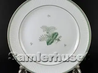 Grøn Melodi Tallerken Flad 17 cm.
