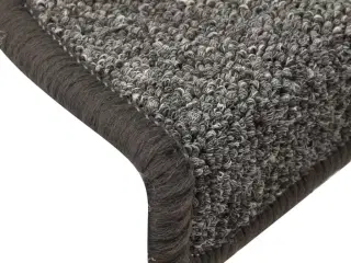 Trappemåtter 15 stk. 56x17x3 cm mørkegrå