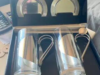 Irish Coffee/Gløgg sæt i glas og rustfri stål