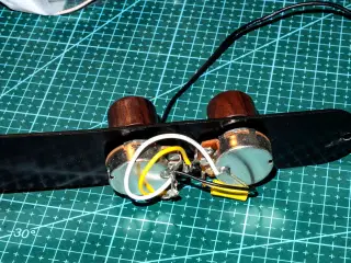 Guitar Controlplate(kunststof) telecaster-elektro.