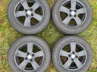 Helt som nye alu vinterhjul "nye dæk"