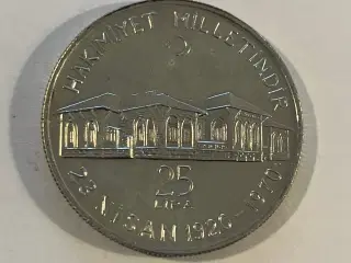 25 Lira 1970 Turkey Silver