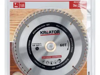 Rundsavsklinge 200 mm - 60 HM tænder