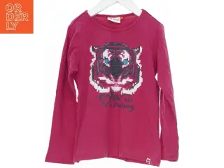 Langærmet bluse med tigerdesign fra Lego (str. 116)