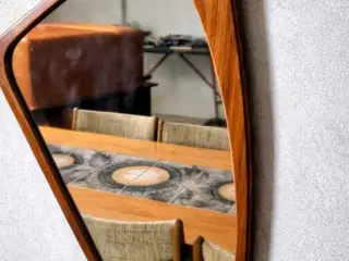 Retro teaktræs spejl 
