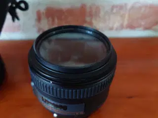 50mm f1.8 nikon af-s fast objektiv med autofokus