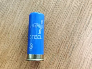 Stål haglpatroner sælges - 12/70 str 3