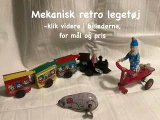 Mekanisk retro legetøj