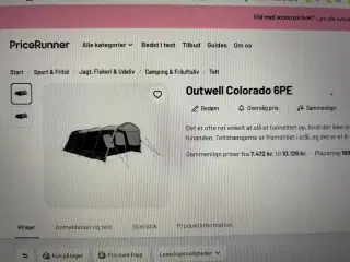 6 personers telt 